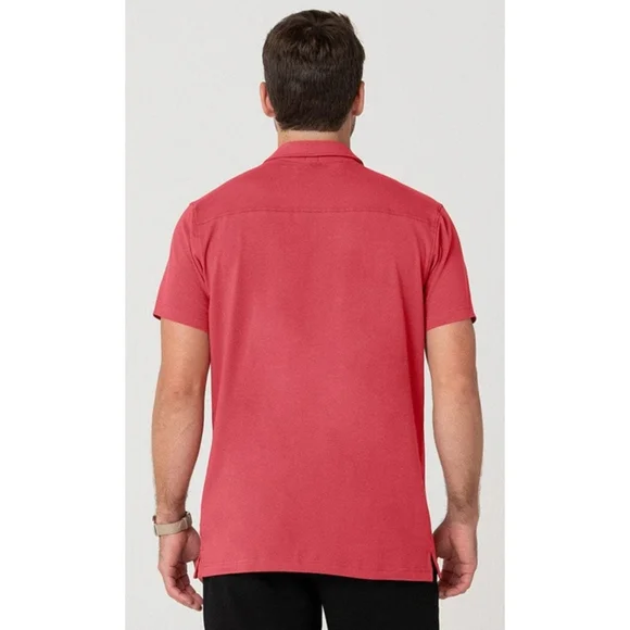 NWT Swet Tailor All-In Polo, Size Medium, Color Crimson - Picture 2 of 9
